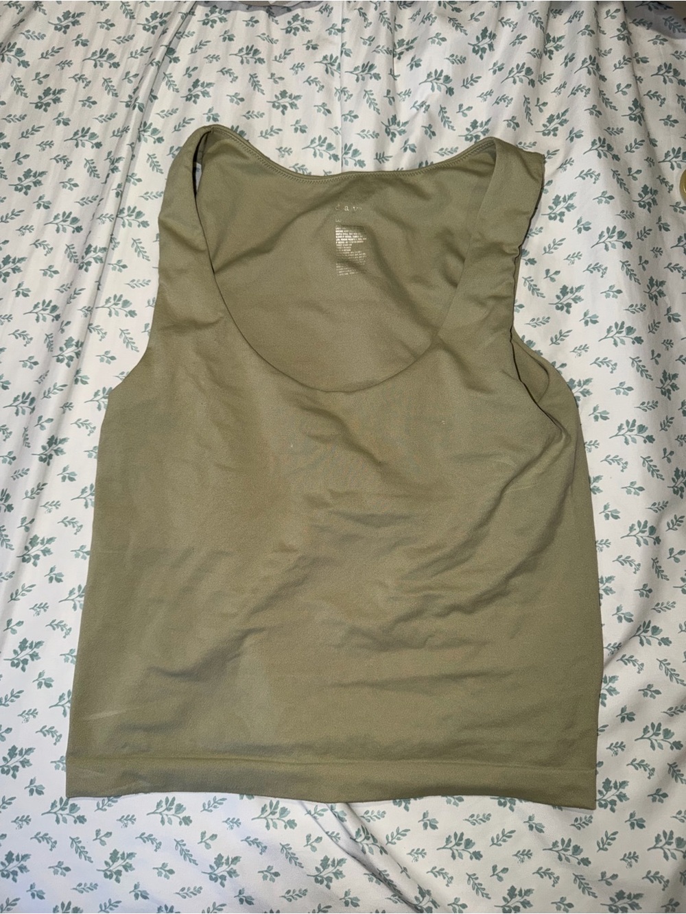 a new day Olive Scoop Neck Tank Top